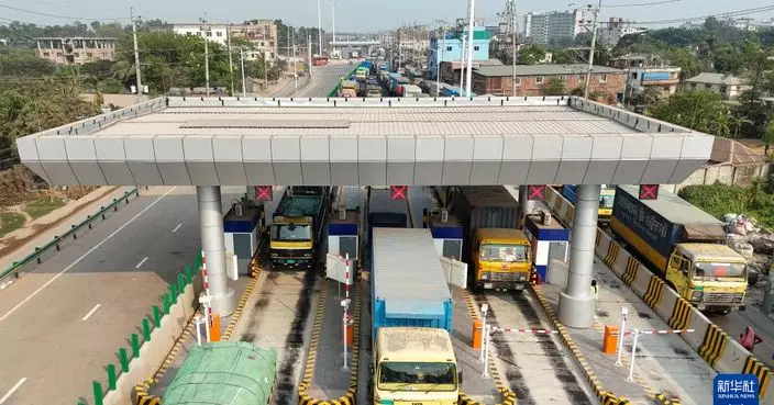 中國企業投資承建孟加拉首條全封閉高速公路 首段通車助紓緩塞車