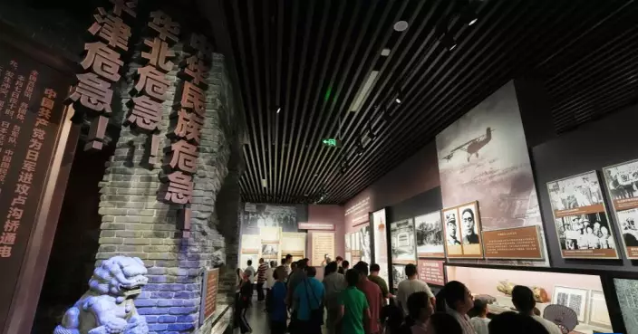 中國人民抗日戰爭紀念館主題展覽 一個多月來已接待約57萬人次