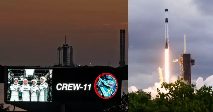 SpaceX龍飛船搭載4名來自美日俄太空人  飛往國際太空站