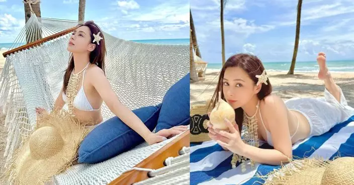 鍾欣潼罕晒泳照晒弗爆身材 網民激讚：女神終於回歸！