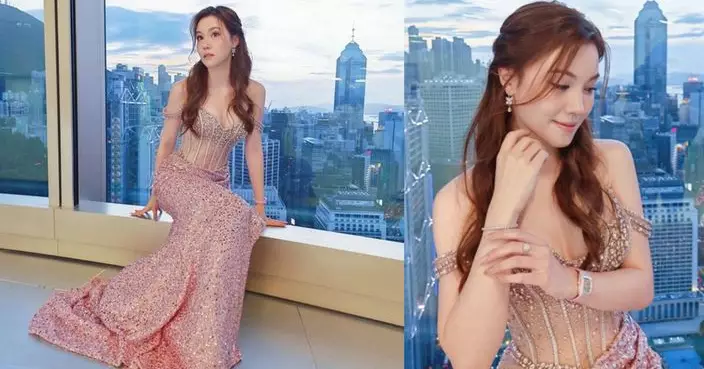 宋宛穎粉鑽人魚公主造型閃耀慈善夜 高學歷港姐做善事傳遞正能量