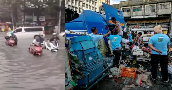 風季來襲馬尼拉變水都！洪水沖出驚人垃圾山  民眾亂拋加劇排水惡夢