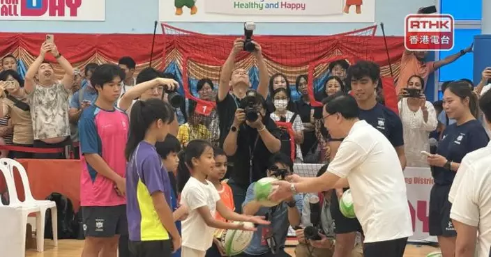 全民運動日主要官員親身參與各區康體活動