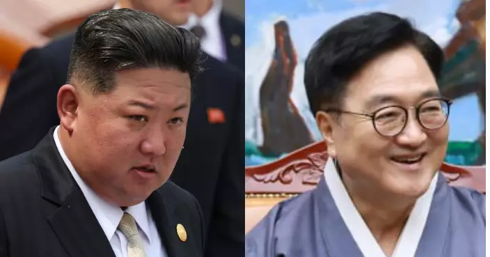 金正恩訪華期間據報與南韓國會議長禹元植握手