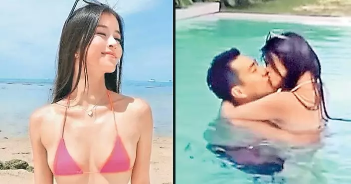 出爐港姐冠軍陳詠詩泳池激吻片瘋傳 霸氣回應：畀你哋睇冇乜所謂！