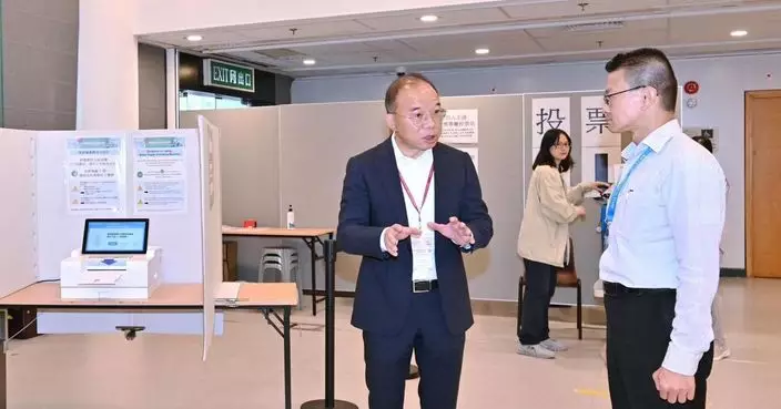 選舉委補選 | 曾國衞：各投票站運作及投票情況大致暢順