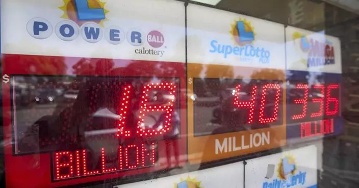 美國史上第二高彩票獎金 兩幸運兒平分18億美元「強力球」頭獎