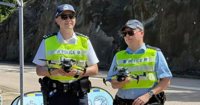 警首用無人機搜證執法 石澳道及荃錦公路高空錄影蒐證違例駕駛