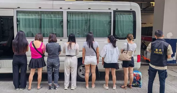 警方聯同入境處油尖區反黑工及掃黃 拘捕22人