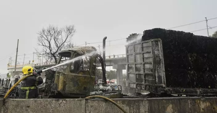 墨西哥運載天然氣貨車爆炸起火 近60人受傷