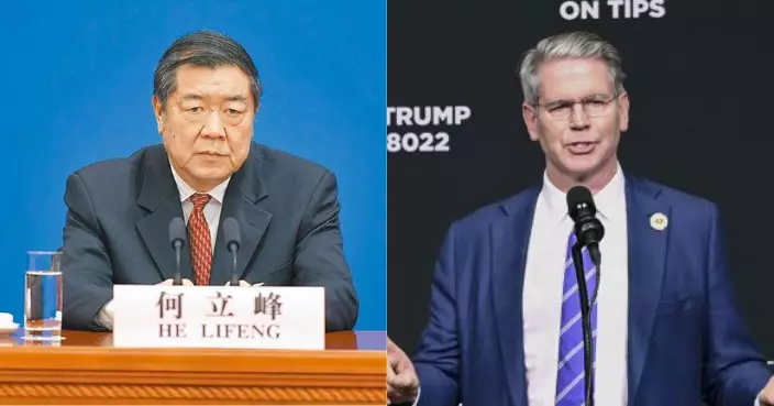 何立峰貝森特通話 同意盡快展開新一輪經貿磋商 兩人下周會面