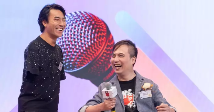 兩代「中聲生命鬥士」柳冕李金凱首度合唱感動全場 金凱首次擔任香港歌唱比賽評判