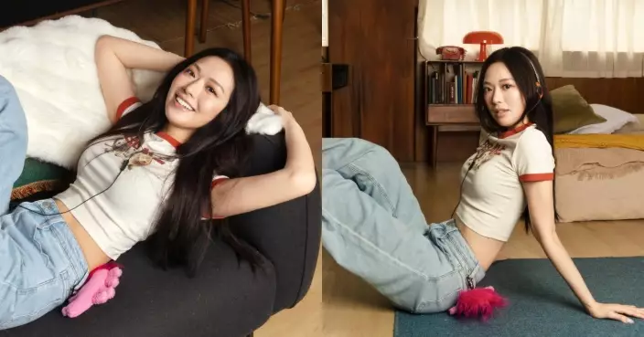 馮盈盈轉玩可愛風少女味滿滿 貼身露腰Tee大晒傲人身材