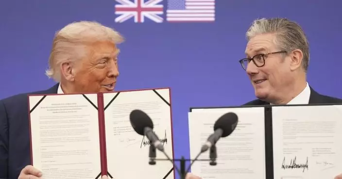美英簽署科技合作協議　特朗普稱兩國關係比以往任何時候都更緊密