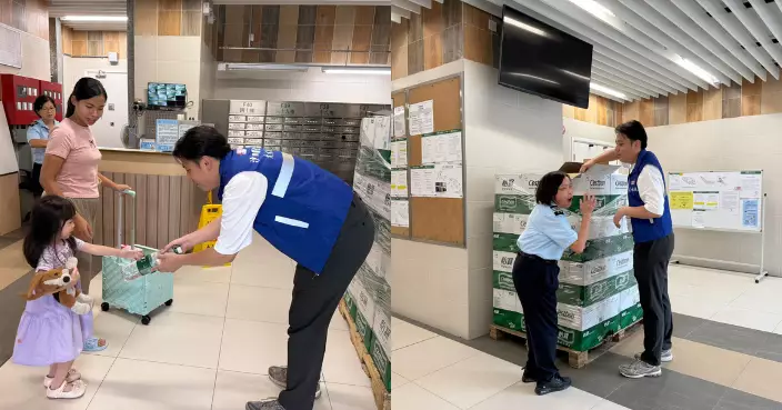 華潤飲料緊急捐贈怡寶飲用水 讓馬鞍山錦駿苑居民多一個安心用水選擇