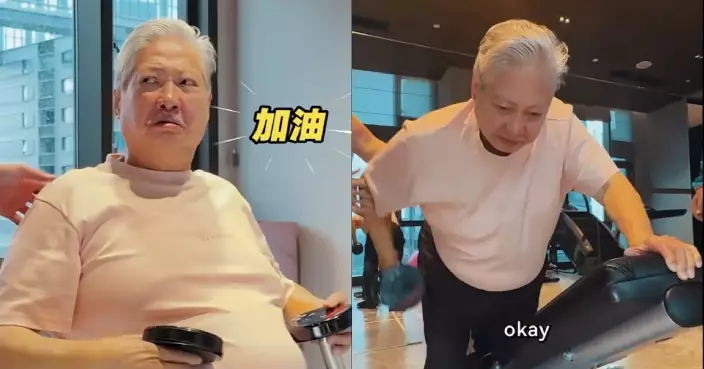 73歲洪金寶健身片曝光 單手舉啞氣勢依然如昔