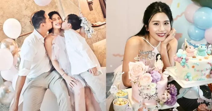 Coffee林芊妤夢幻粉紅Look迎36歲生日 預告今個星期公布第二胎性別