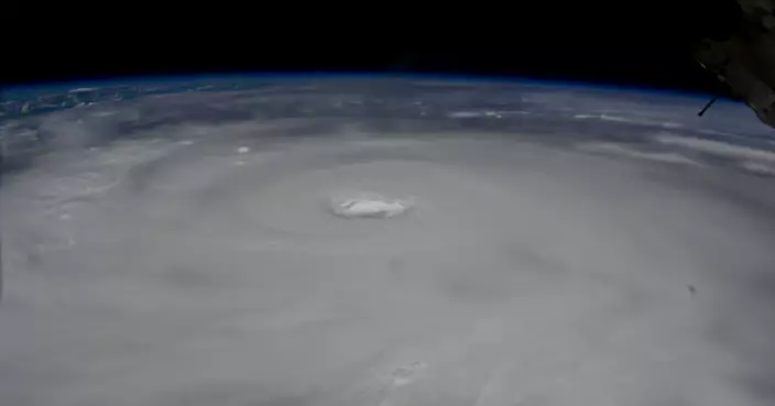 風暴樺加沙 | 太空人直擊超巨風眼：厚重雲牆宛如巨獸 憂地面情況