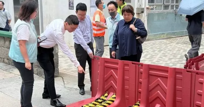 風暴樺加沙｜房協行政總裁視察轄下工地及屋邨防禦措施