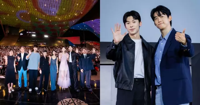 許光漢攜新作《他年她日》首登釜山影展 與玉澤演夢幻合體互笠高帽