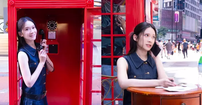 雲浩影為宣傳新歌快閃鬧市做樹窿 設電話亭聆聽fans心事 擅長開解青春期惱煩