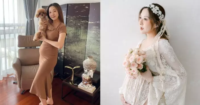 戴夢夢公開最新孕照一臉幸福 晒巨肚似臨盤在即