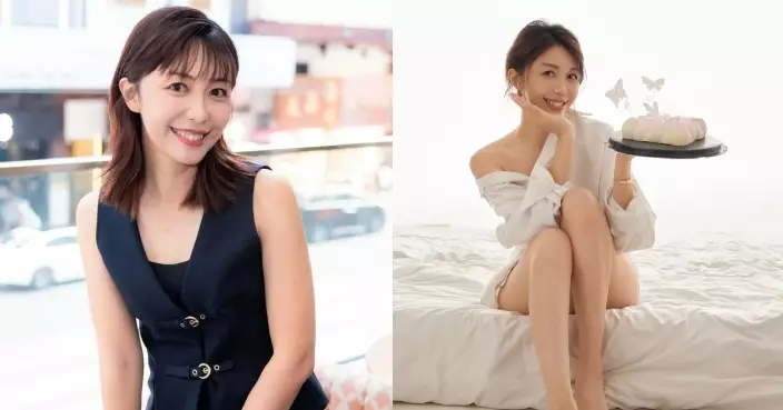 黃芳雯42歲生日罕有性感 大玩「下衣失蹤」晒白滑美腿