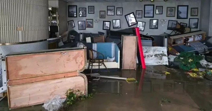 將軍澳海濱多間餐廳遭水淹 測量師建議可用木板或鐵板阻擋