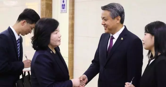 北韓外相崔善姬訪問中國　中朝官員到機場送行