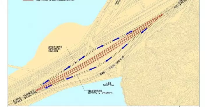 機管局：北大嶼山公路臨時道路工程延誤　籲赴機場旅客預留充足時間