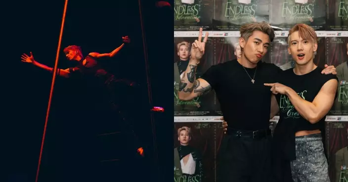 關智斌演唱會尾場空中飛舞答謝歌迷 Tyson Yoshi自嘲「富二代」全場起哄