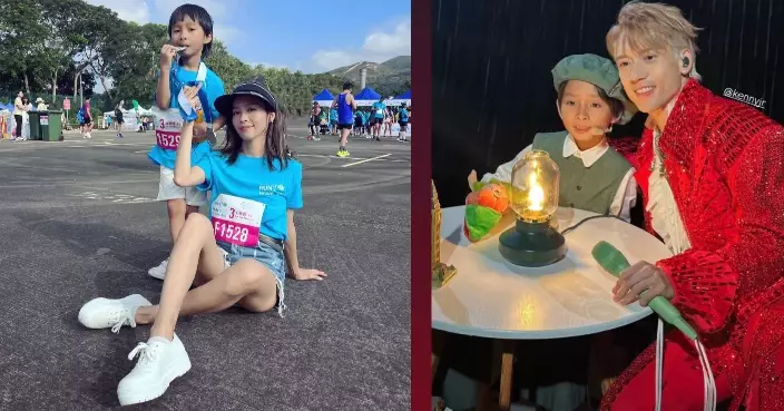 長子Marat登上關智斌演唱會表演 賴慰玲為二人同框紀錄：兩位都超額完成