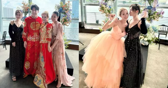 「神獸天使」陳芷尤婚宴晒行頭 白雲見證好姊妹出嫁