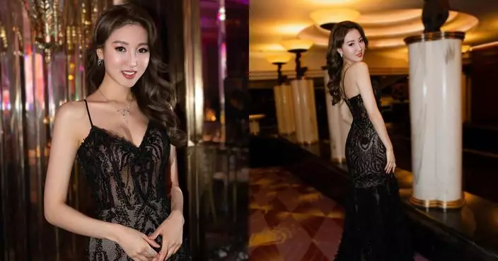 前港姐何艷娟失婚後繼續富貴 晒透視裝亮相時裝展引熱議