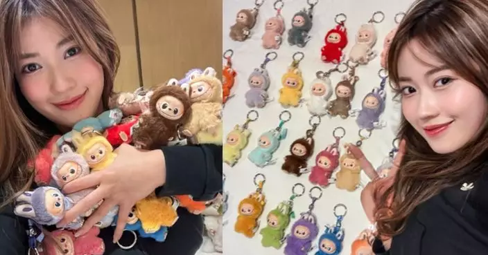 波波黃婧靈晉身Labubu「富婆」 晒冷28隻珍藏 公開最愛四色