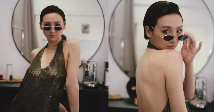 高海寧All Back造型晒美背 網民激讚似足邦女郎一樣咁有型