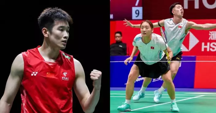 香港公開羽毛球賽李詩灃闖男單八強　「鄧謝配」混雙晉級