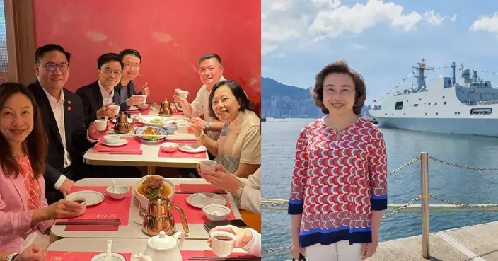 楊何蓓﹕留港撐本地餐飲業 麥美娟﹕呼籲市民外出消費