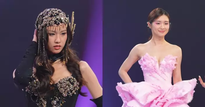 剪裁魔法師2｜楊梓瑤「黑夜歌姬」緊身胸衣+高腰超短熱褲 VS 梁凱晴少女粉紅Layer短裙