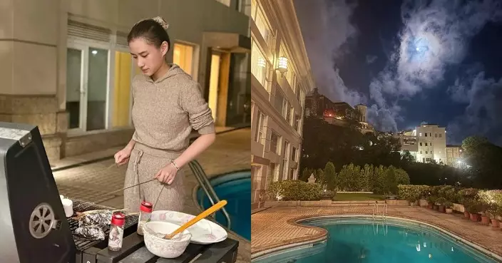 何超蓮豪宅中秋BBQ 巨型私人泳池曝光