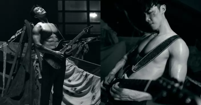 邱士縉為新歌MV苦練兩個月 再度解放「大表波」半裸彈結他