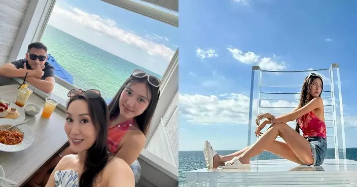 郭可盈晒一家三口溫馨靚相 愛女Tania長腿吸睛成焦點