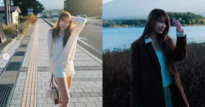 連詩雅花海晒美腿放閃 陳家樂：你就好啦有人幫你影