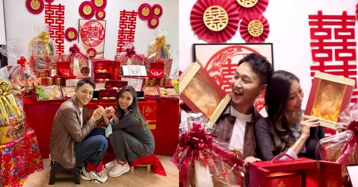 容天佑過大禮豪氣盡顯 鮑參翅肚金器鑽飾堆滿堂