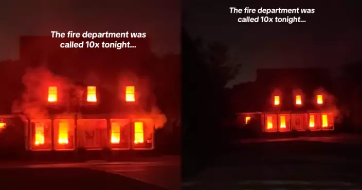 美民居萬聖節「火燒屋」裝飾太逼真 鄰居途人誤會火燭報警引消防出動30次