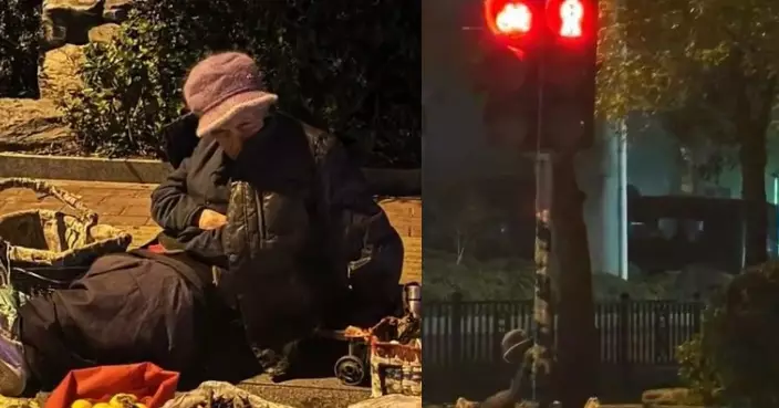 深夜錯過末班車蜷縮街頭 山東賣菜婆婆獲好心市民幫襯再接力護送回家