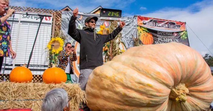 重如小型汽車！美工程師培育1064公斤巨型南瓜奪冠贏2萬美金