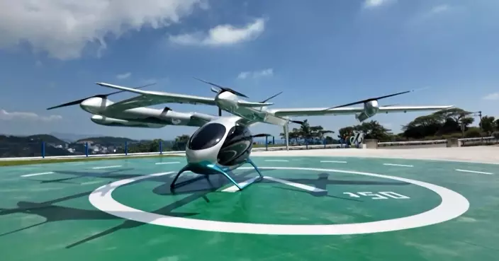 中國開通首條噸級eVTOL海上貨運航線　效率提升逾十倍