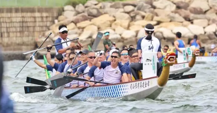 警察龍舟會舉行慈善龍舟賽 慶祝《香港國安法》實施五周年