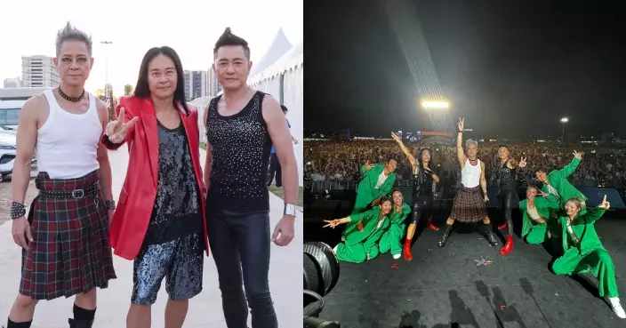 草蜢首參與「超級草莓音樂節」爆汗跳唱45分鐘 中秋節武漢開騷玩交換月餅